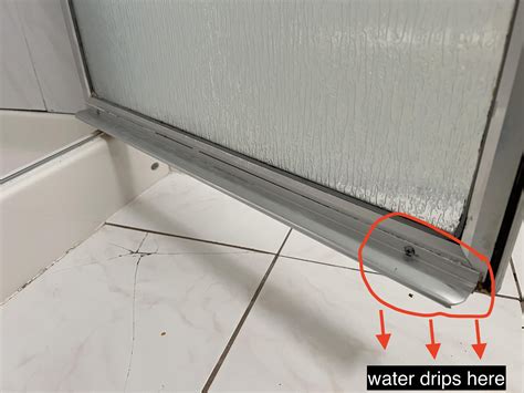 how to fix shower door leak|How to Fix a Leaking Glass Shower Door 